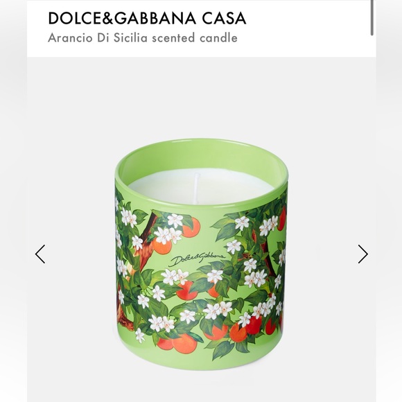 Dolce & Gabbana Green Scented Candle set of 2 used - Picture 1 of 7